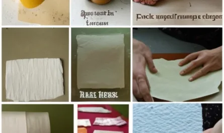 Jak zrobić domowy papier czerpany