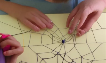 Jak zrobić pająka ze sznurka Schemat