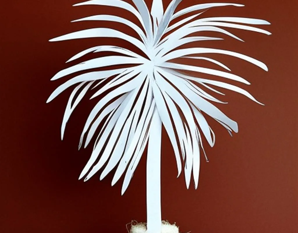 Jak zrobić palmę kokosową z papieru